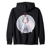 Official David Bowie Waiting In The Sky Circle Art Zip Hoodie