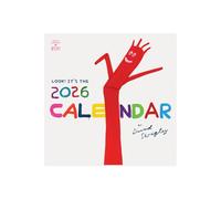 Official David Shrigley - 2026 Wall Calendar - Contemporary Art - Funny Gift Ideas - Funny Calendar For Him Her Friend Mates - Sold Exclusively by Brainbox Candy