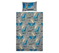 Official DC Batman Single Duvet Cover Bedding Set Dark Knight