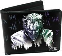 OFFICIAL DC COMICS BATMAN LAUGHING JOKER BI FOLD WALLET BNWT ABY
