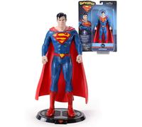 OFFICIAL DC COMICS SUPERMAN POSABLE BENDABLE FIGURE FIGURINE WITH STAND