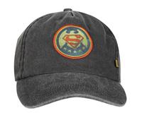 Official DC Superman Vintage Wash Cap Retro Hero Style Gift Hat for Comic Fans