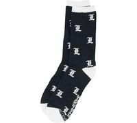 OFFICIAL DEATH NOTE BLACK ONE SIZE SOCKS NEW IN GIFT BOX NEW WITH TAGS