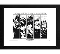 OFFICIAL DEATH NOTE USUAL SUSPECTS FRAMED PRINT PICTURE POSTER WALL HANGING