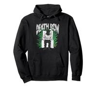 Official Death Row Records Chair Leaf Pullover Hoodie, Adult Unisex, Black, XX-Large