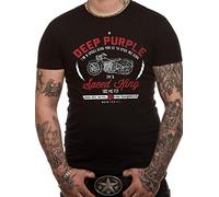 Official Deep Purple - Speed King - Mens Black T Shirt (X-Large)