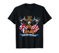 Official Def Leppard Let's Get Rocked T-Shirt, Men, Black, X-Large