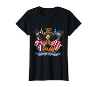 Official Def Leppard Let's Get Rocked T-Shirt, Women, Black, Small
