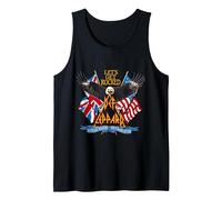Official Def Leppard Let's Get Rocked Tank Top, Men, Black, Large