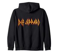 Official Def Leppard Shatter Logo Rock Music Band Zip Hoodie