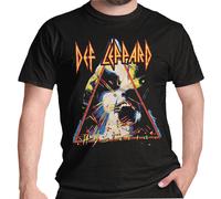 Official Def Leppard T Shirt Hysteria Album Cover Logo Classic Rock New S to XXL