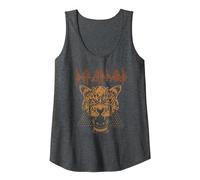 Official Def Leppard Tiger Heavy Metal Band by Rock Off Tank Top