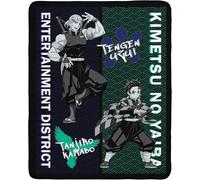 OFFICIAL DEMON SLAYER TANJIRO & TENGEN LARGE BLANKET THROW