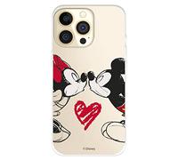 Official Disney Classics Mickey Minnie Kiss iPhone 14 Pro Case for iPhone 14 Pro Officially Licensed Disney Classics Flexible Silicone iPhone Case
