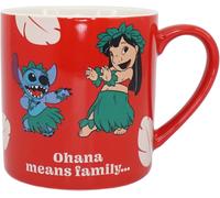 OFFICIAL DISNEY LILO & STITCH OHANA COFFEE MUG CUP NEW IN GIFT BOX HMB