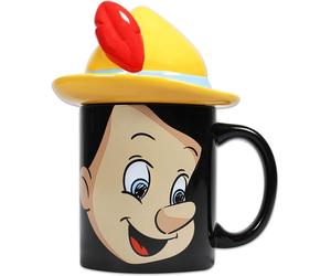 OFFICIAL DISNEY PINOCCHIO 3D SHAPED COFFEE MUG TEA CUP NEW IN GIFT BOX HMB