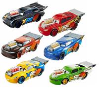 Official Disney Pixar Cars Drag Racing Moving Pistons 1:55 Diecast Full Set X6