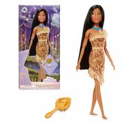 Disney Store Official Pocahontas Classic Doll for Kids, 29cm/11”, Includes Brush with Moulded Details, Fully Posable and Detailed Toy - Suitable for Ages 3+