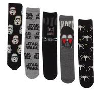 Official Disney Star Wars Socks Cozy Crew Retro Sci-Fi Gift Apparel for Jedi Fan