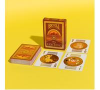 Bicycle Disney Lion King Playing Cards - 1 Deck, Air Cushion Finish, Professional, Superb Handling & Durability, Great Gift For Card Collectors, Yellow