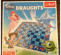 Official Disney Trefl Draughts board Game Age 4+ 2 Players BNIB