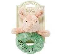 (Piglet) Rainbow Designs Classic Winnie The Pooh & Friends Ring Rattles - Eeyore