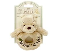 Winnie The Pooh Hundred Acre Wood Disney Plush Ring Rattle 12cm