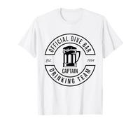 Official Dive Bar Drinking Team Captain Funny Design T-Shirt