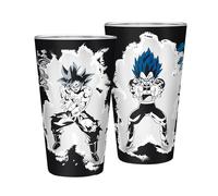 OFFICIAL DRAGON BALL SUPER GOKU VEGETA LARGE TUMBLER DRINKING GLASS IN BOX ABY