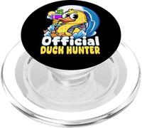 Official Duck Hunter Funny Rubber Duckie Hunting Cruise Crew PopSockets PopGrip for MagSafe