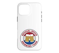 Official Dutch Drinking Team Flag Of The Netherlands Beer Case for iPhone 16 Pro Max
