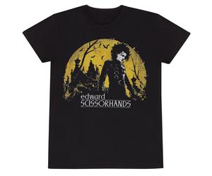 Official Edward Scissorhands T-Shirt Moonlight Black Unisex Graphic Fans Tee