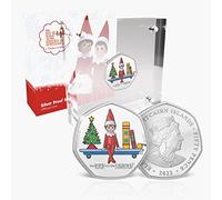 Official Elf on the Shelf Silver Proof 50p Colour Coin 2022 with Display Case
