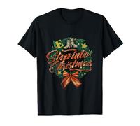 Official Elton John Step Into Christmas Wreath T-Shirt