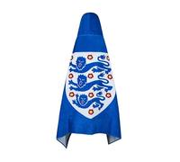 Official England Football Team Boys Hooded Towel - Kids Poncho 100% Cotton Towel - England Beach Swimming Wrap & Bath Robe