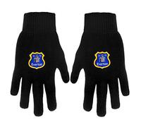 Everton Tyres Gloves – Official Everton Black Crest – Knitted – Junior Football Club