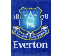 OFFICIAL EVERTON FC CRESTED FACE CLOTH FLANNEL