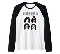 Official Exclusive KISS Alive Fan Art Raglan Baseball Tee