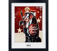 OFFICIAL FALLOUT NUKA COLA 30CM x 40CM FRAMED PRINT PICTURE POSTER NEW ABY