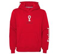 Official FIFA World Cup 2022 Girls Hoodie, Women's, England, Team Colours, Small Red