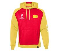 Official FIFA World Cup 2022 Overhead Hoodie, Men's, Spain, X-X-Large Red/Yellow