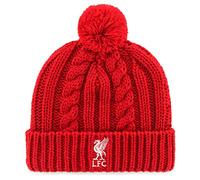 Official Football Merchandise Liverpool Cable Knitted Hat - Red(Size: One Size)