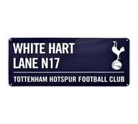 Official Football Merchandise Metallic Sign Street Sign Design for Football Stadium, 40cm x 18cm