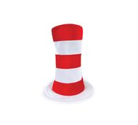 Official Forum Adult Red & White Striped Top Hat