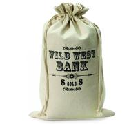 Bristol Novelty BA963 Wild West Money Bag, Unisex-Adult, Beige, One Size