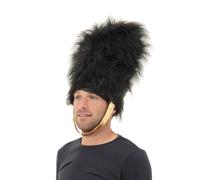Adult Black Bearskin Hat, 1 Pc. - Luxurious & Authentic Design, Perfect Accessory for Cosplay, Festivals, Parties, World Book Day, & More Halloween Halloween