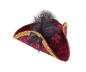 Official Forum BH658 Red Ladies Pirate Tricorn Hats