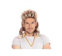Bristol Novelty Ltd Wig - Realistic Two-Tone Mullet for Men, 80's Style, 1 Pc