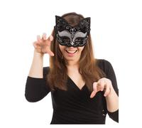 Official Forum Ladies Black Cat Decorative Mask