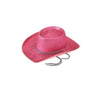 Official Forum Ladies Pink Glitter Cowboy Hat